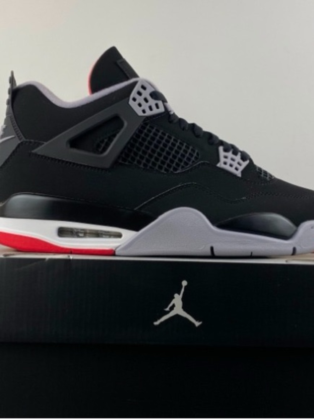Jordan Men’s Black/Gray/Red Retro Basketball Sneakers
